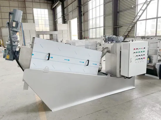Screw Press Sludge Dewatering Machine for Wastewater