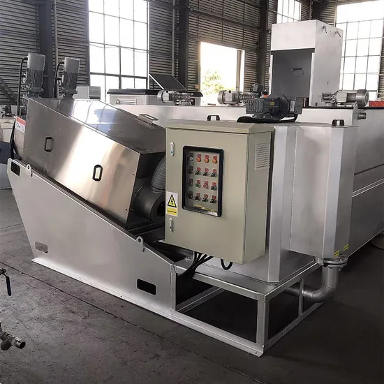 Screw Press Sludge Dewatering Machine for Wastewater